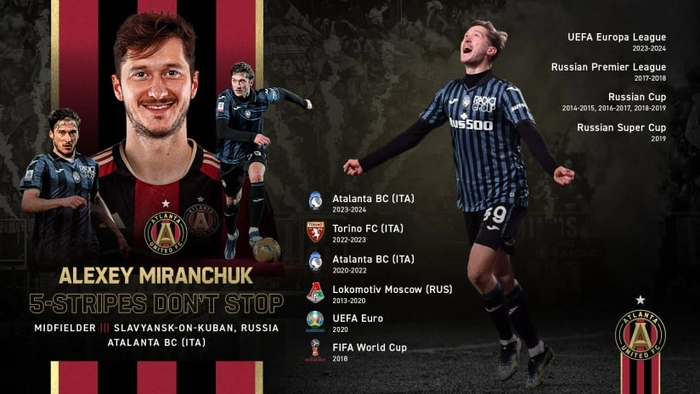 Aleksey Miranchuk kiểm soát khu trung tuyến