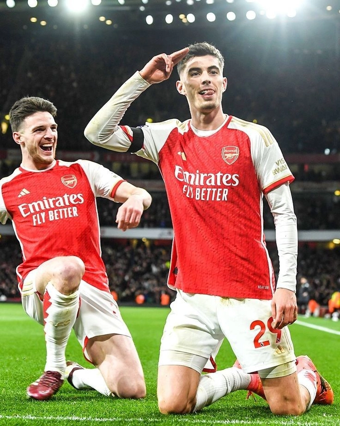 Ảnh Kai Havertz Arsenal trong trận đấu