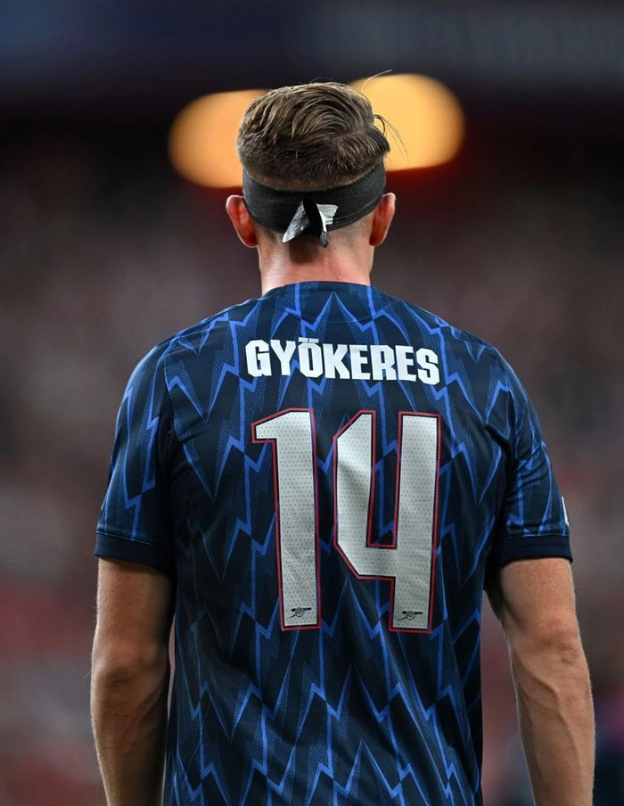 Ảnh Viktor Gyökeres Arsenal thi đấu