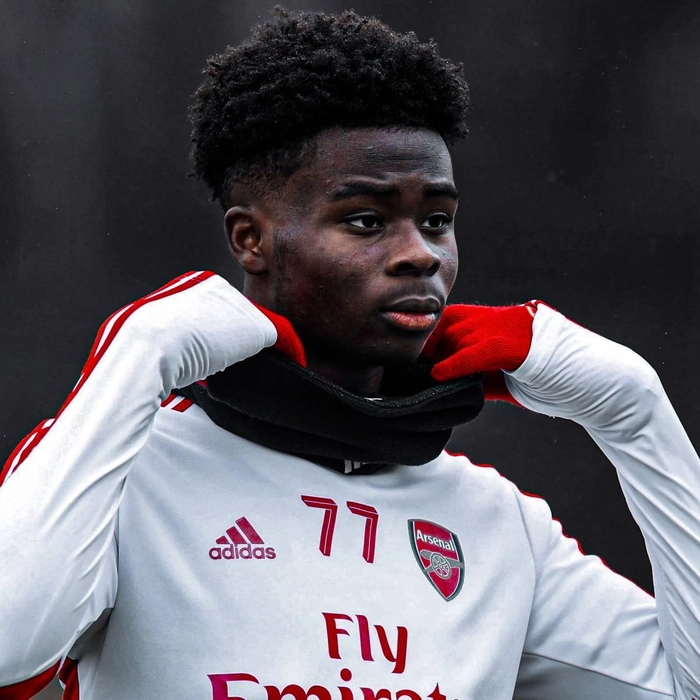 Bukayo Saka England thi đấu quốc tế