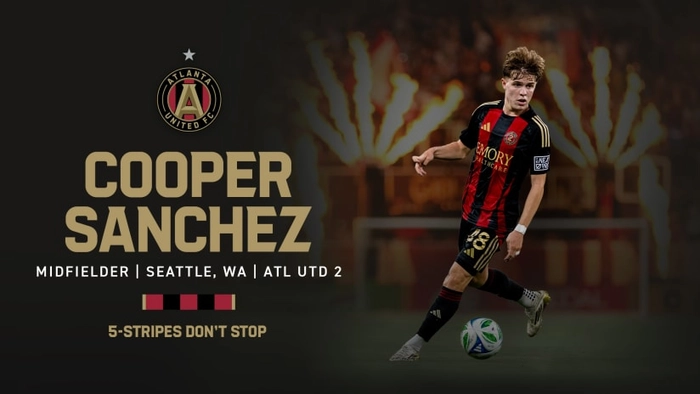 Cầu thủ số 48 Atlanta United trên sân cỏ
