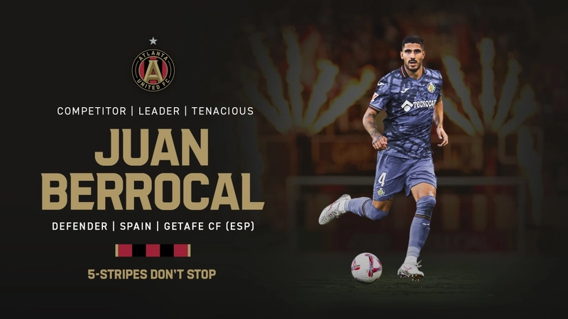 Juan Berrocal góp mặt ở hàng thủ Atlanta