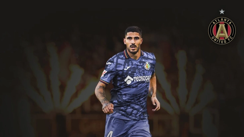 Juan Berrocal thi đấu trong màu áo Atlanta United