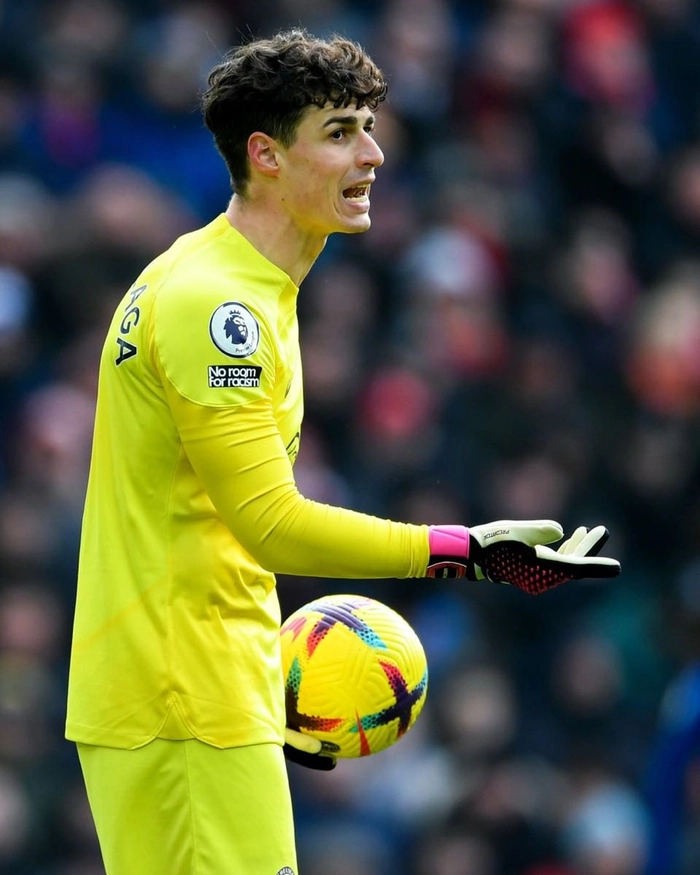 Kepa Arrizabalaga Real Madrid trong trận đấu