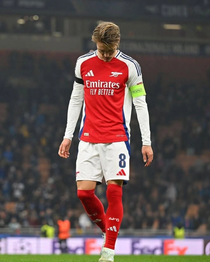 Martin Odegaard trong trận cầu lớn