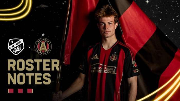 Tiền vệ Atlanta United thi đấu trên sân